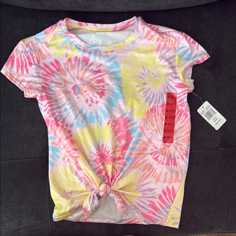 32 Degrees Kids Tie-Dye T-Shirt - Pink, Blue, Yellow